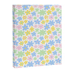 Colorful pastel flower art pattern Canvas Print Gallery Image 8