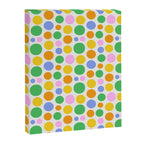 Colorful polka dot circle cartoon pattern Canvas Print Gallery Image 8