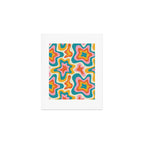Colorful psychedelic hippie tie dye art pattern Art Print Gallery Image 1