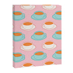 Colorful retro coffee cup art pattern Canvas Print Gallery Image 8
