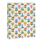 Colorful spring flower art pattern Canvas Print Gallery Image 8