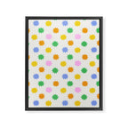 Colorful star shpe cartoon pattern Framed Canvas Print Gallery Image 8