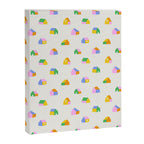 Colorful toy house city pattern Canvas Print Gallery Image 8