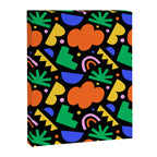 Creative colorful organic shape art pattern Canvas Print Gallery Image 8
