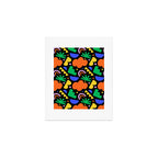 Creative colorful organic shape art pattern Art Print Gallery Image 1
