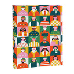 Diverse festive christmas people mosaic pattern Canvas Print Gallery Image 8