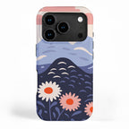 Flower mountain nature landscape art	 iPhone Case Gallery Image 1