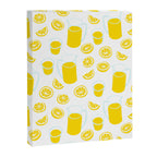 Fresh lemonade fruit drink cartoon pattern Canvas Print Gallery Image 8