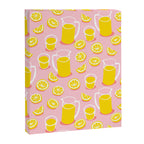 Fresh lemonade fruit drink cartoon pattern Canvas Print Gallery Image 8