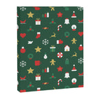Geometric christmas decoration pattern Canvas Print Gallery Image 8
