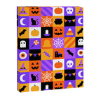 Geometric halloween mosaic pattern Canvas Print Gallery Image 8