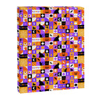 Geometric halloween mosaic pattern Canvas Print Gallery Image 8