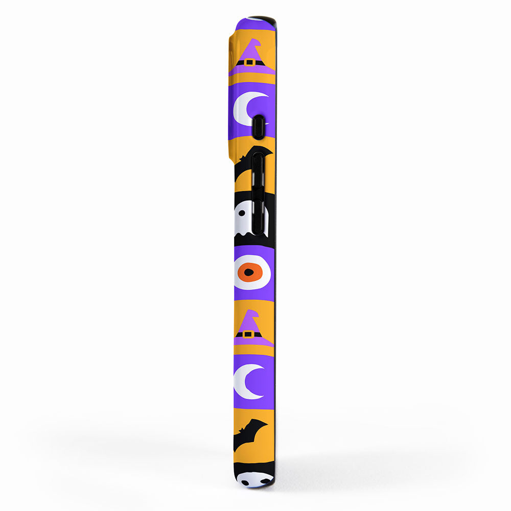 Geometric halloween mosaic pattern iPhone Case Gallery Image 2