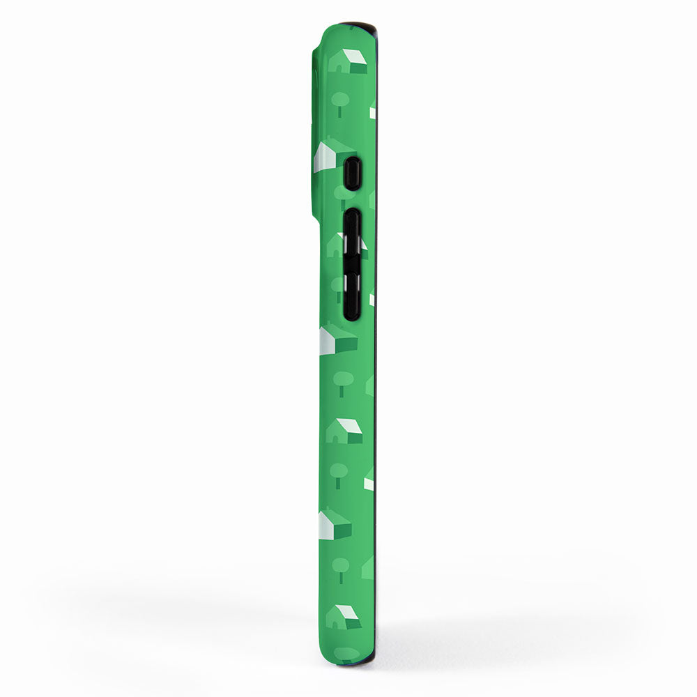 Green eco friendly house city pattern iPhone Case Gallery Image 2