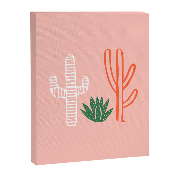 Hand drawn cactus plant art Canvas Print Gallery Image 1