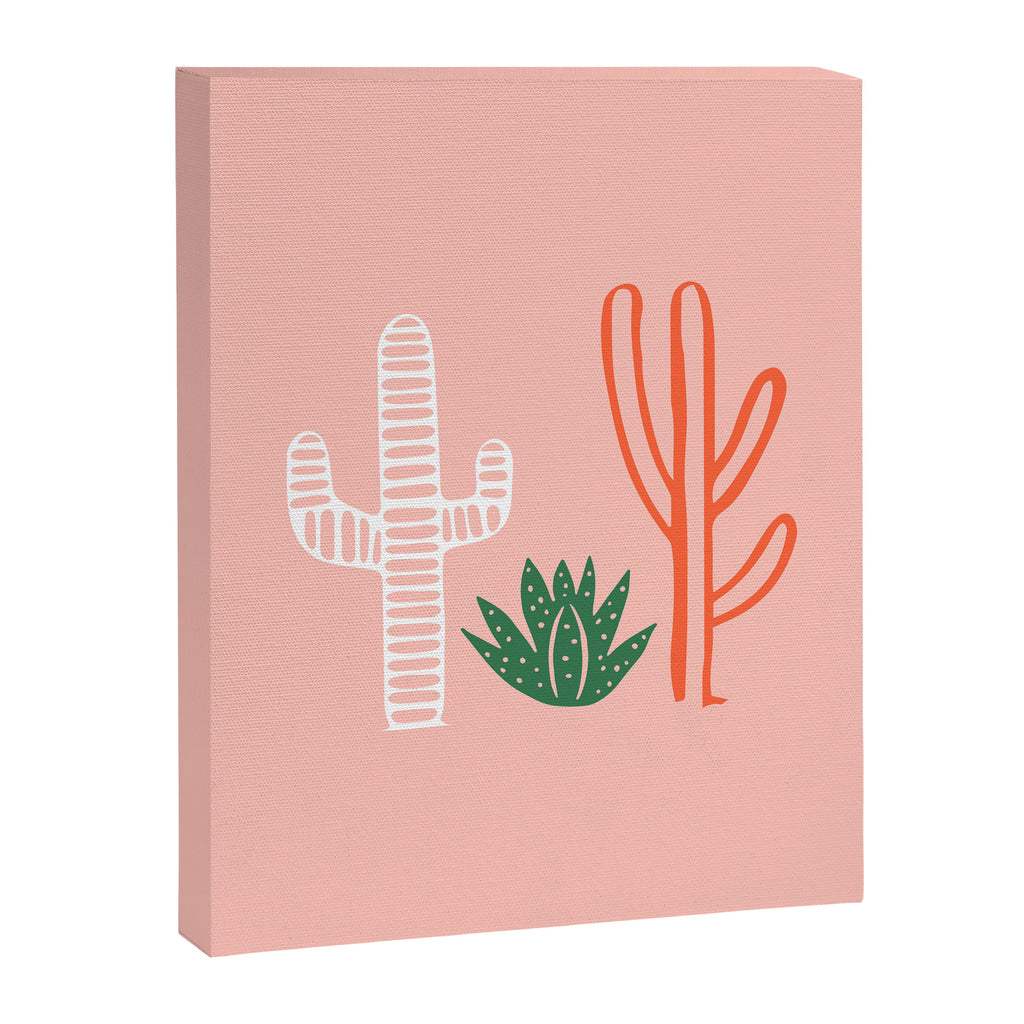 Hand drawn cactus plant art Canvas Print Gallery Image 8
