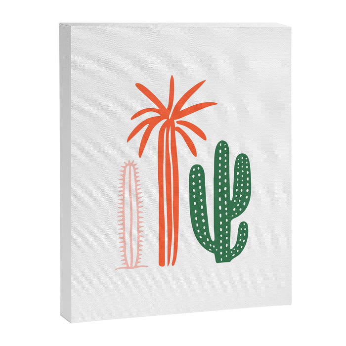 Hand drawn cactus plant art Canvas Print Gallery Image 1