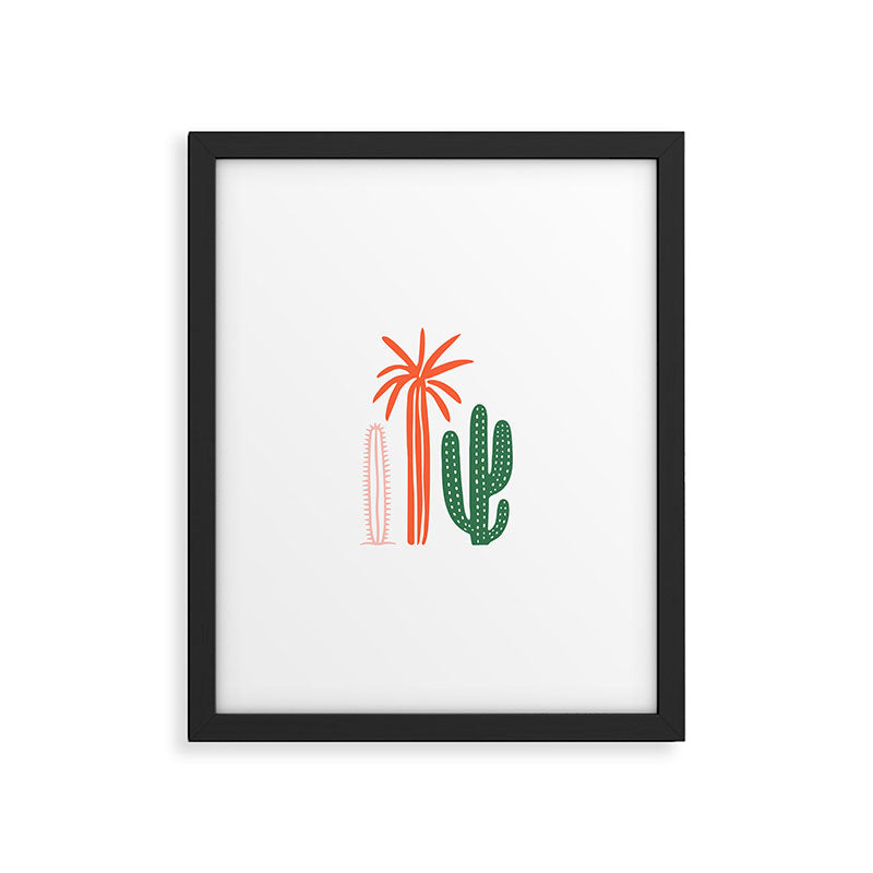 Hand drawn cactus plant art Framed Art Print Gallery Image 6