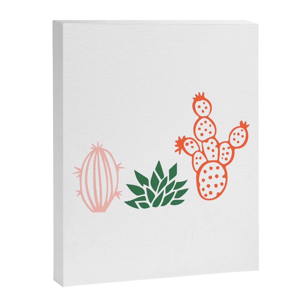 Hand drawn cactus plant art Canvas Print Gallery Image 8