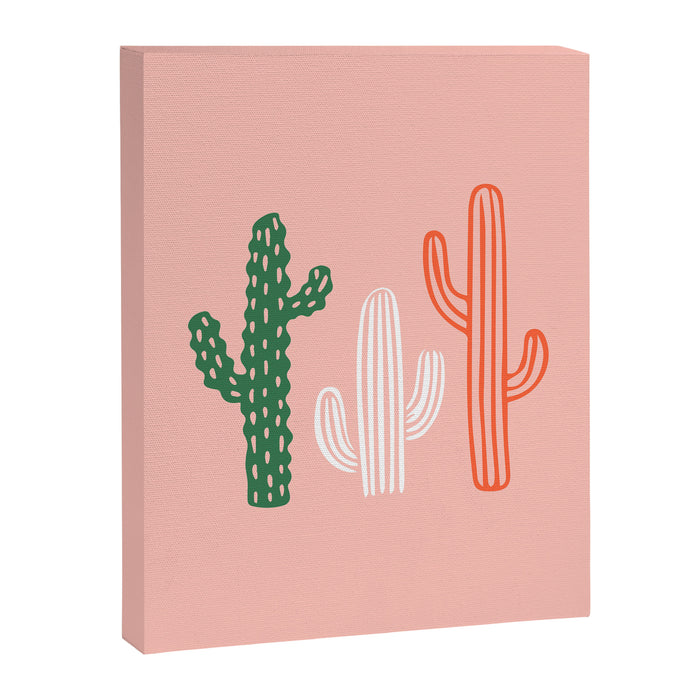 Hand drawn cactus plant art Canvas Print Gallery Image 1