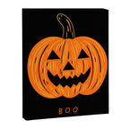 Happy Halloween funny pumpkin cartoon doodle Canvas Print Gallery Image 8