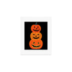 Happy halloween pumpkin jack o lantern art Art Print Gallery Image 1