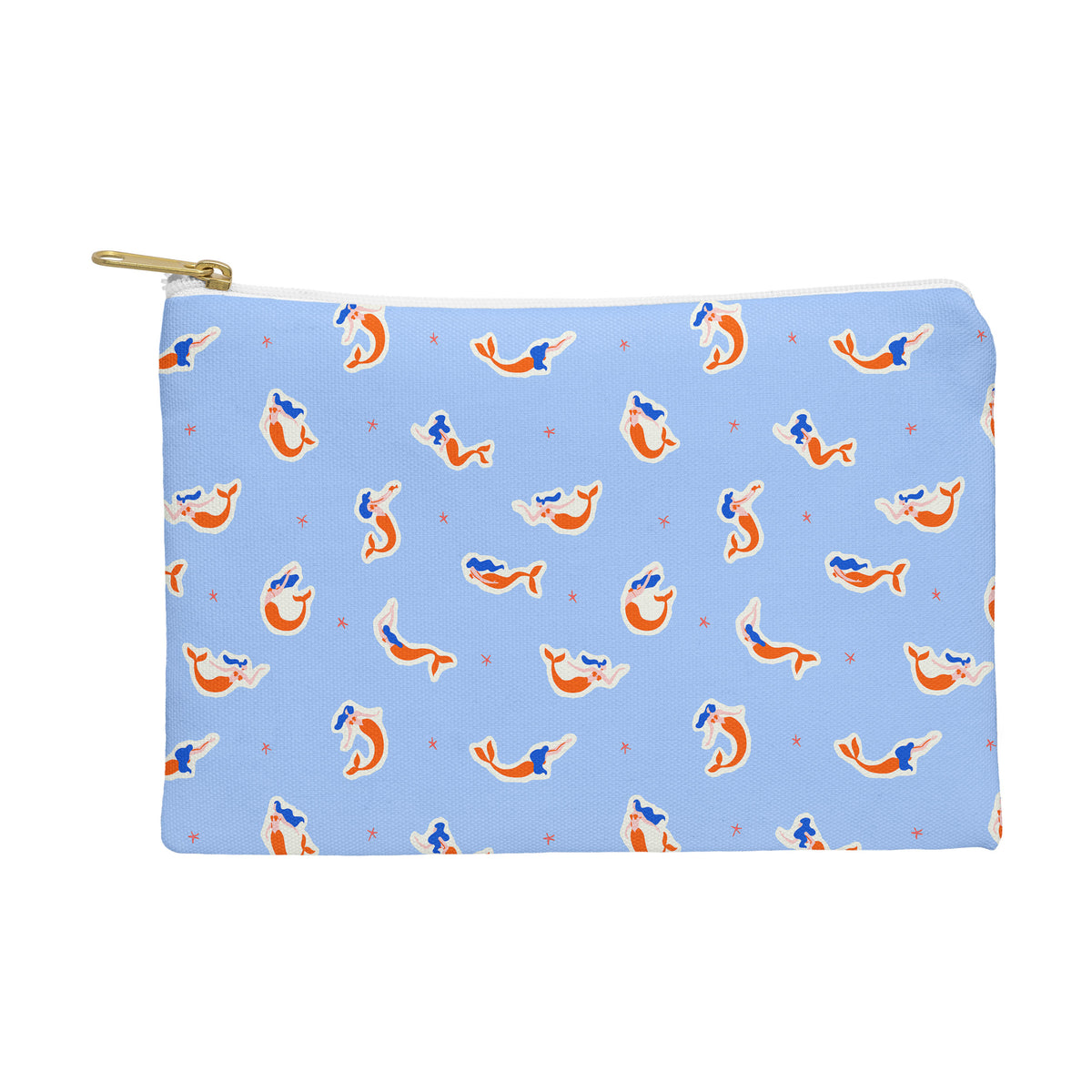Mermaid women art pattern Carry All Pouch Gallery Image 3