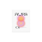 Modern soft blur gradient typography art Art Print Gallery Image 1