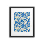 Organic nature flower shape art pattern Framed Art Print Gallery Image 6