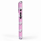Pink love heart candy cartoon pattern iPhone Case Gallery Image 2