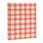 Red geometric plaid gingham pattern Canvas Print Gallery Image 8
