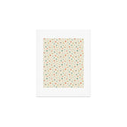 Retro abstract christmas decoration pattern Art Print Gallery Image 1