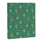 Retro cactus plant art pattern Canvas Print Gallery Image 8
