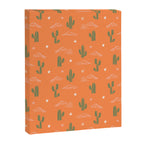 Retro cactus plant art pattern Canvas Print Gallery Image 8