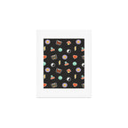 Retro cartoon sticker doodle pattern Art Print Gallery Image 1