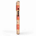 Retro checkered flower art pattern iPhone Case Gallery Image 2