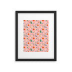Retro christmas decoration art pattern Framed Art Print Gallery Image 6