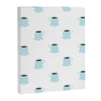 Retro coffee cup cartoon pattern Canvas Print Gallery Image 8