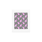 Retro greek statue vaporwave art pattern Art Print Gallery Image 1