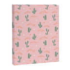 Retro hand drawn cactus plant pattern Canvas Print Gallery Image 8