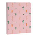 Retro hand drawn cactus plant pattern Canvas Print Gallery Image 8
