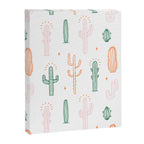 Retro hand drawn cactus plant pattern Canvas Print Gallery Image 8
