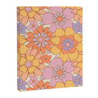 Retro hand drawn flower art pattern Canvas Print Gallery Image 8