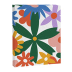 Retro spring flower nature drawing Canvas Print Gallery Image 6