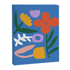 Retro spring flower nature drawing Canvas Print Gallery Image 6