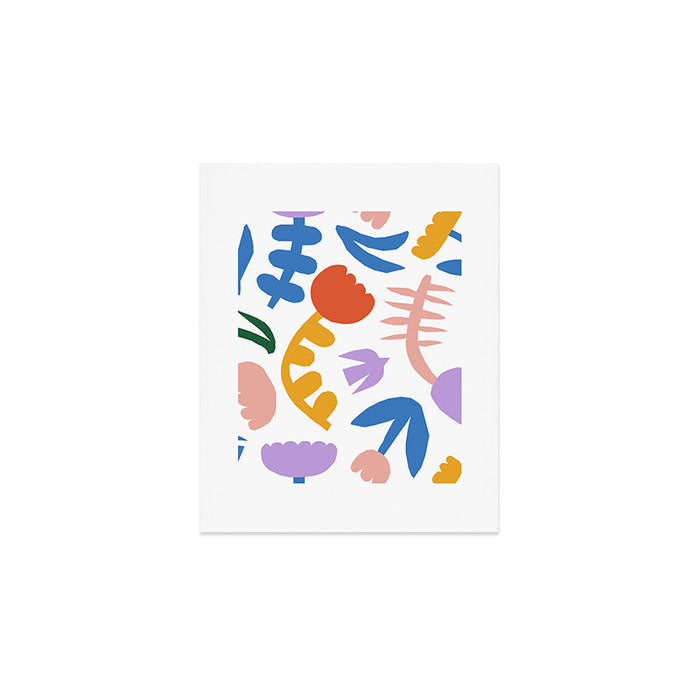 Retro spring flower nature drawing Art Print Gallery Image 1