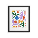 Retro spring flower nature drawing Framed Art Print Gallery Image 5