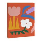 Retro spring flower nature drawing Canvas Print Gallery Image 6