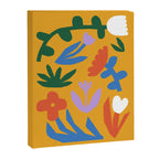 Retro spring flower nature drawing Canvas Print Gallery Image 6