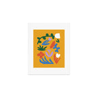 Retro spring flower nature drawing Art Print Gallery Image 1